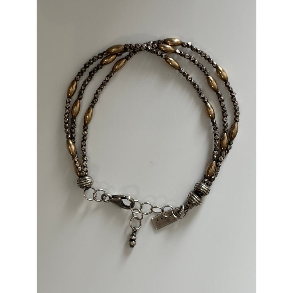 Sterling Silver Beaded Bracelet